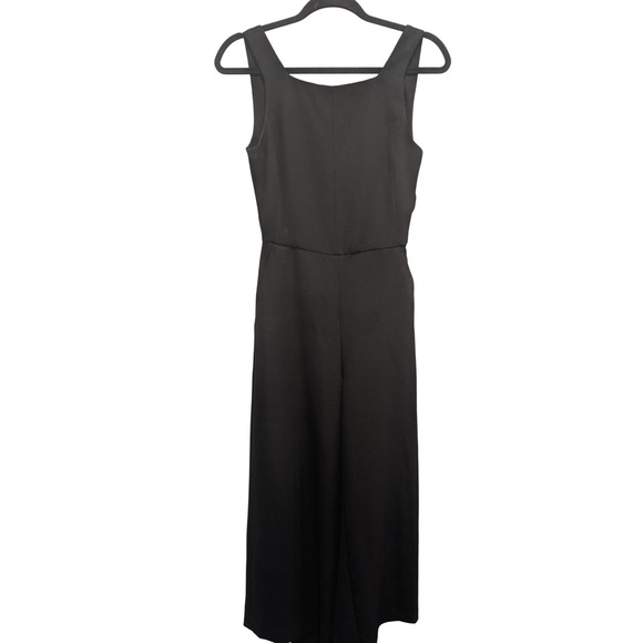 Aritzia Wilfred Pants - Aritzia Wilfred Black Sleeveless Jumpsuit Wide Leg Tie Back Casual Size‎ 2 0300